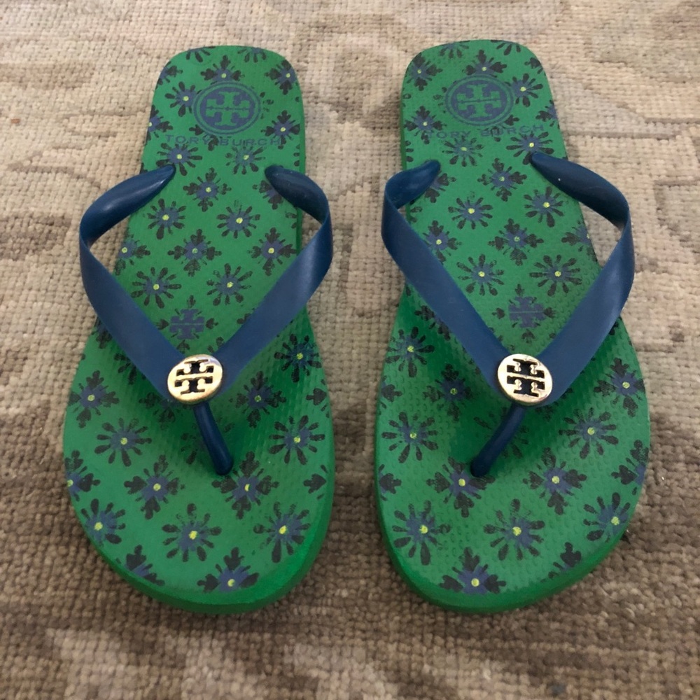 Tory Burch Solid Thin Rubber Flip Flop Sandal - image 1